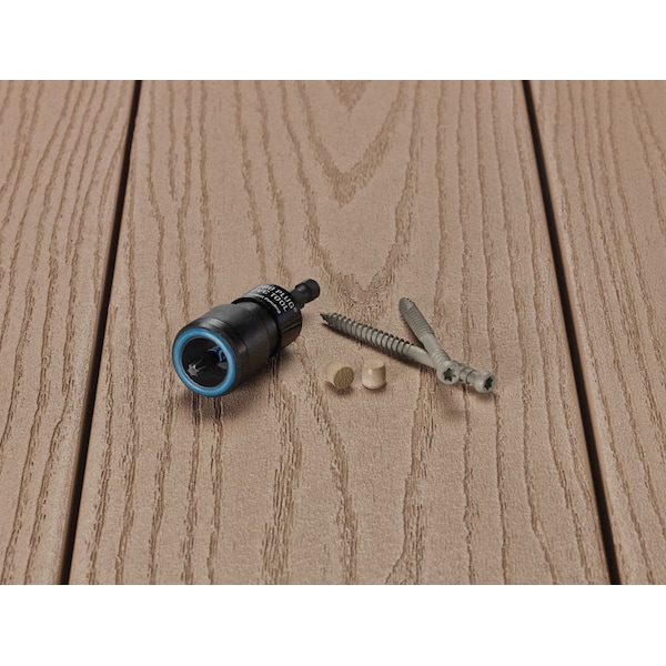 Starborn Pro Plug No. 10 X 2-3/4 in. L Brownstone Star Trim Head Deck Screws and Plugs Kit 1 pk PXDC301Q275 - main